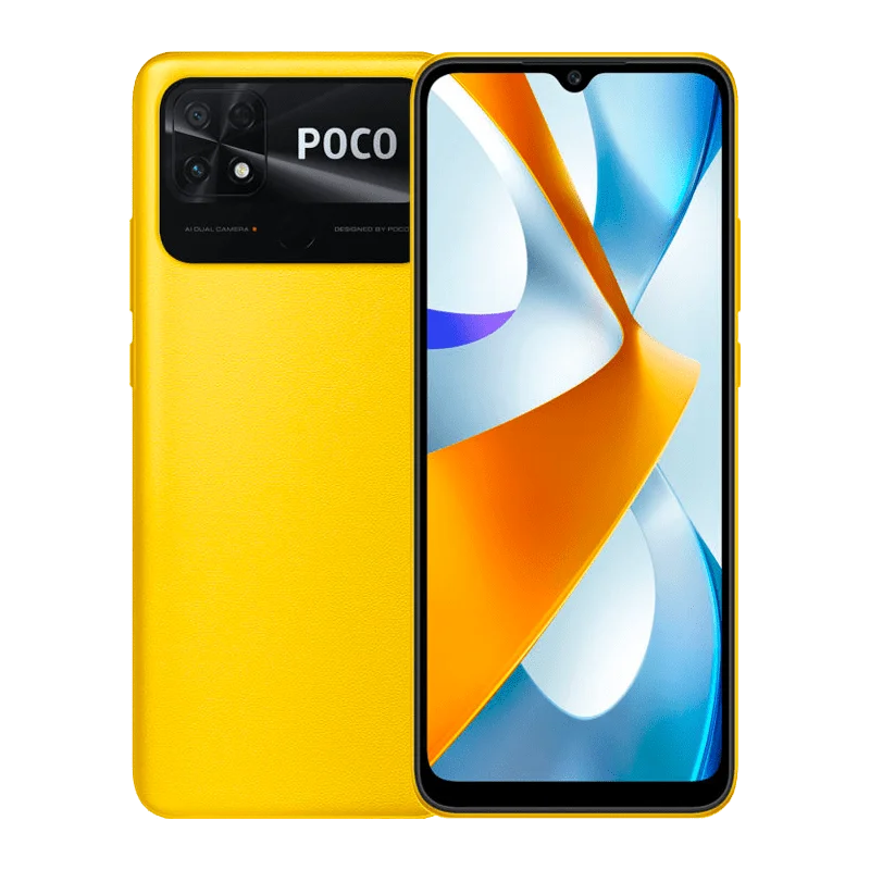 گوشی موبایل شیائومی مدل Xiaomi Poco C40 4G ظرفیت 32 گیگ و 64 گیگ و مقدار رم 3 گیگ و 4 گیگ - رنگ زرد